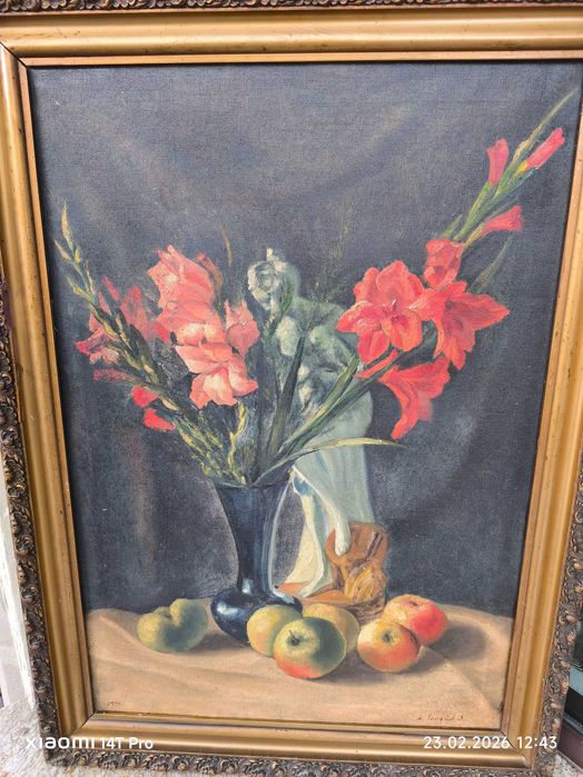 Martwa natura z figurką-M.Faczyński-Bydgoszcz 1929r