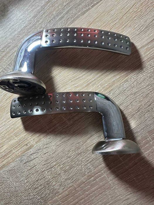 Ручка дверная KEDR HRoz 07.026-AL-SN/CP ALUMO НОВАЯ