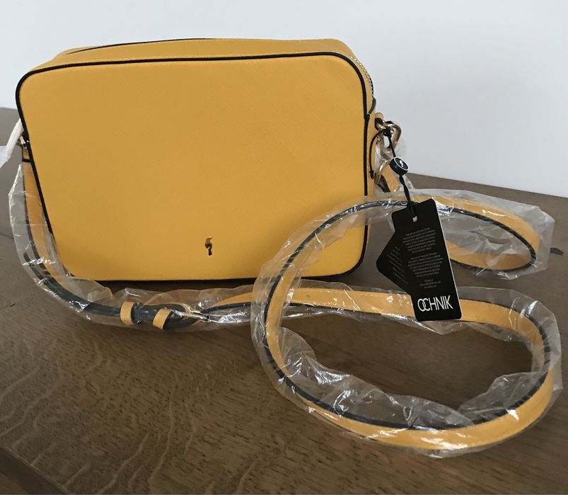 ** OCHNIK ** cudo TOREC, elegancka, musztardowa -nowa - sklep 199,90 z