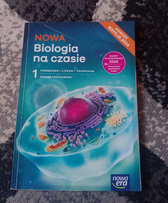 Nowa biologia na czasie 2024 podręcznik do liceum i technikum kl.1 Wysyłka