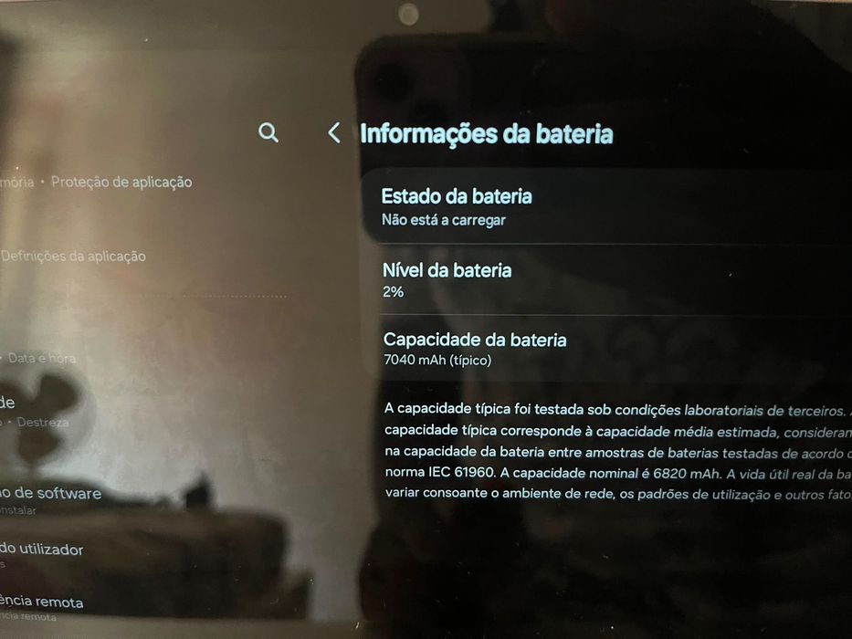 Tablete usado preto