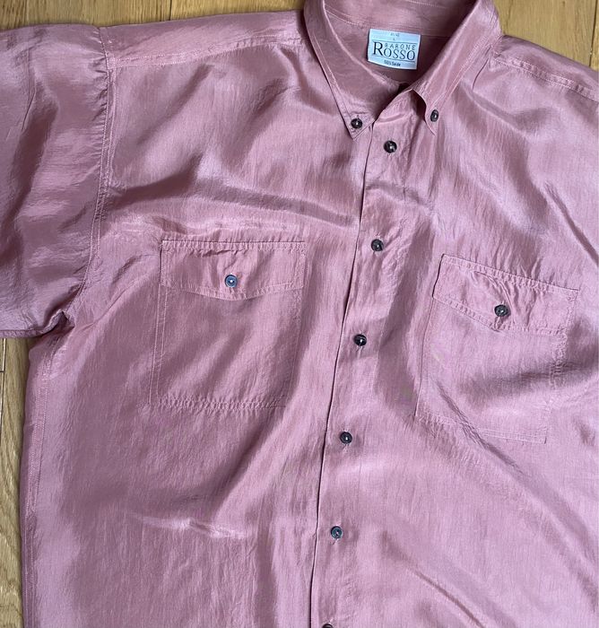 Męska jedwabna koszula Barone Rosso roz. L