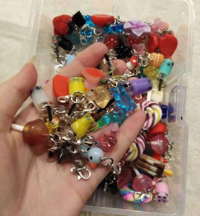 100szt charms hobby horse