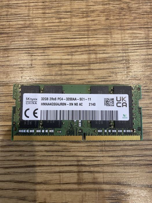 Оперативна памʼять SK Hynix 32Gb DDR4 3200 MHz