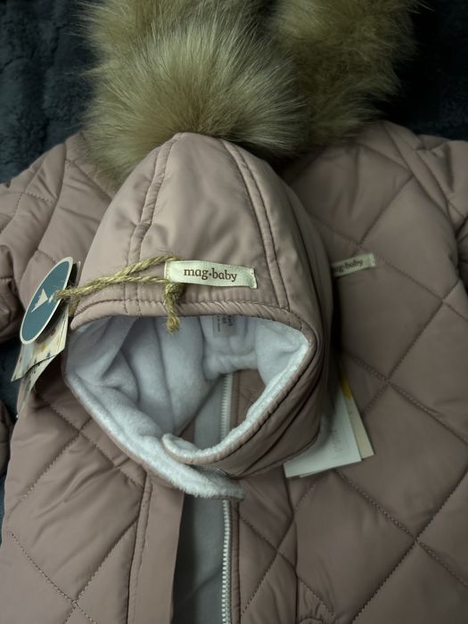 Комплект, зимові кобінезон і шапка. НОВІ