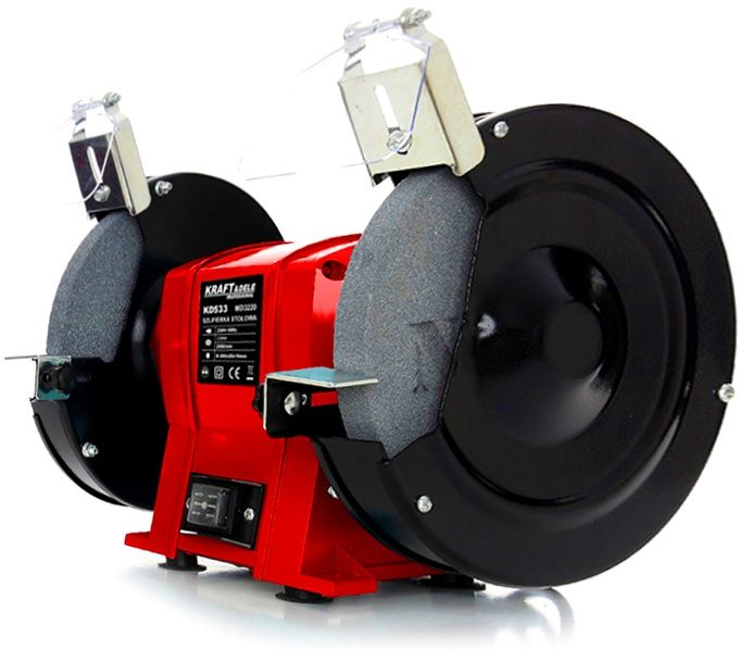 Szlifierka na 2 kamienie kamieniowa stołowa duża 200mm 1700W