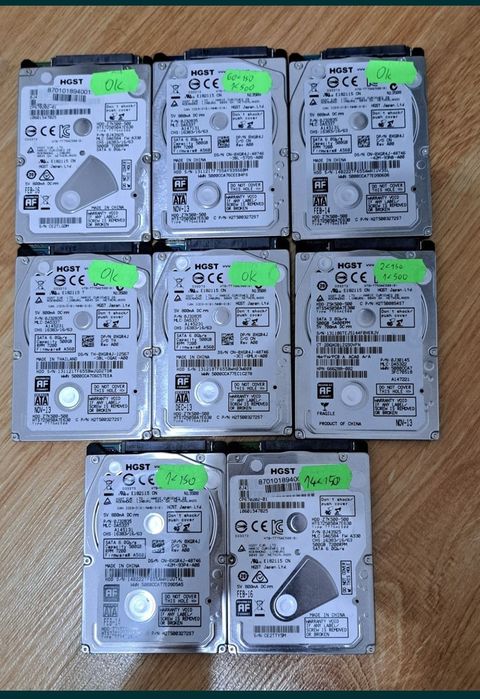 Dysk 500gb do laptopa Seagate Hitachi SATA 3 2,5 cala konsol TV szybki