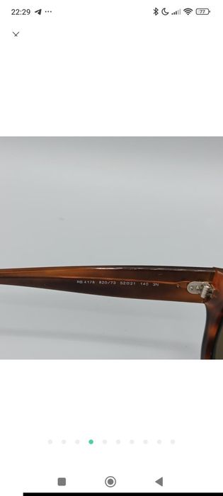 Сонцезахисні окуляри ray-ban highstreet rb4178 820/73 оправа