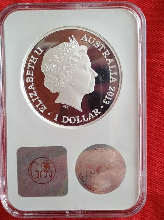 Moneta Kangur Zielony Olbrzymi 2013 Grading PR 70