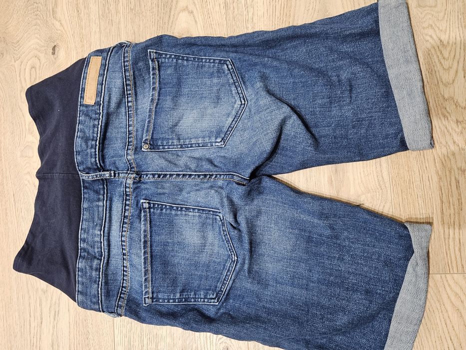 Spodenki krótkie jeansowe ciążowe H&M 36 S