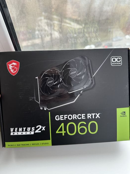 MSI GeForce RTX 4060 8GB | Гарантия | Коробка | Чек
