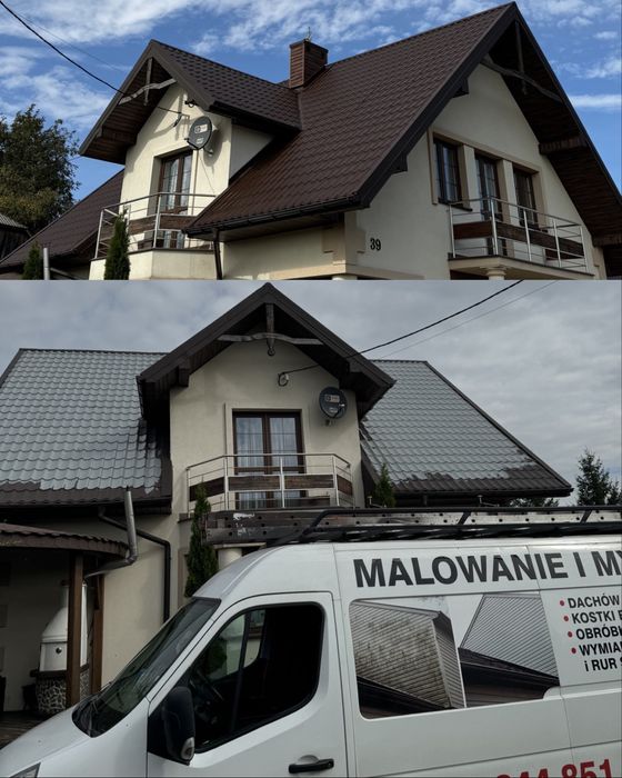 MALOWANIE/MYCIE dachów, elewacji, kostki, docieplenie