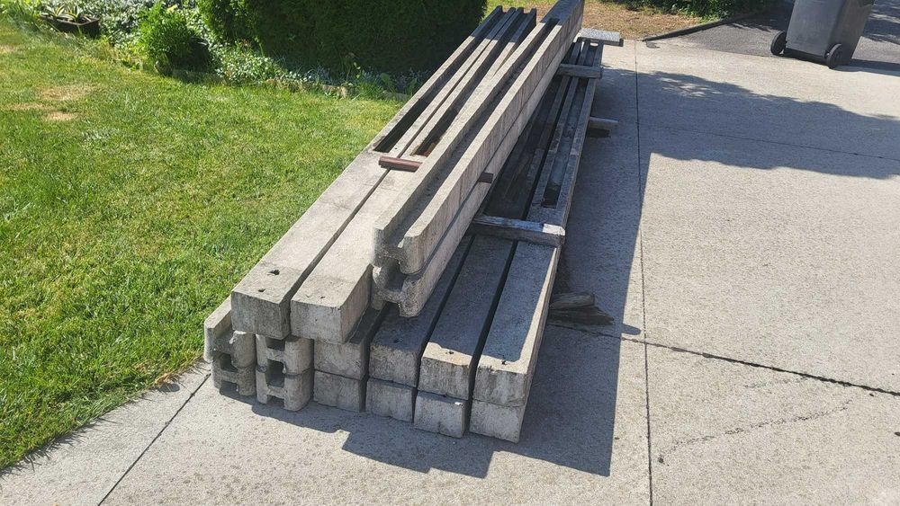 Słupki ogrodzeniowe betonowe