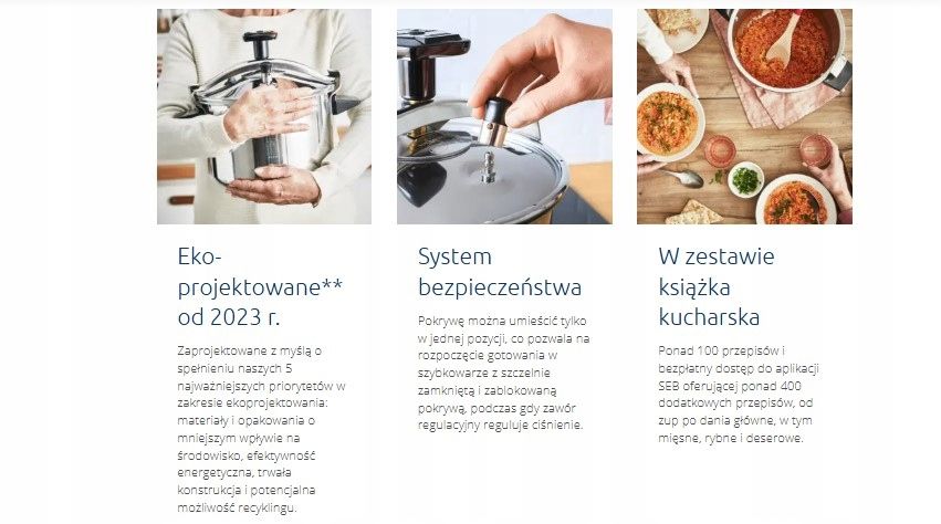 szybkowar pentola express seb cocotte minute acciaio 9 l srebrny