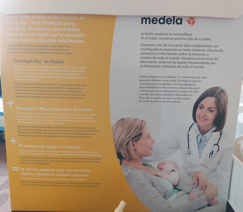 Bomba eléctrica Medela Swing Flex Edición Premium (com dois motores)