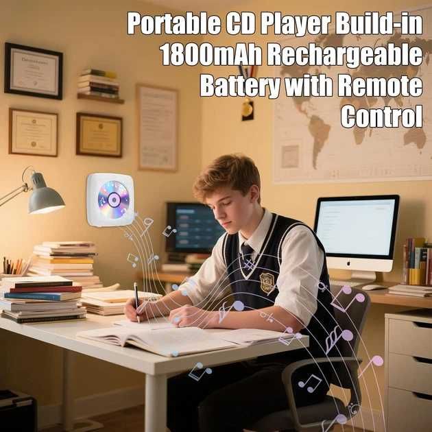 CD-програвач Gueray портативний з Bluetooth