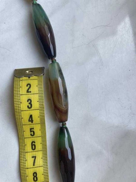 агатовые бусы колье