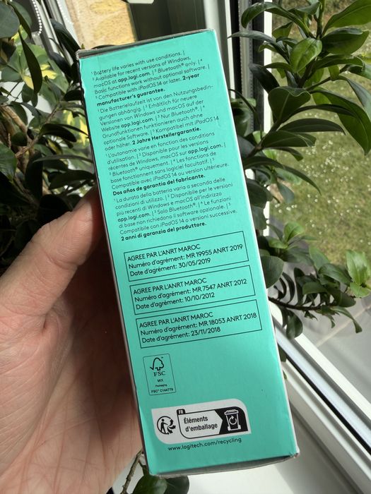 Myszka bezprzewodowa Logitech M720 Triathlon sensor optyczny