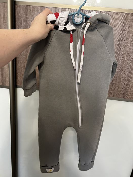 Ромпер 98 см с растущими манжетами ! Малюк енот Чекки Кидс