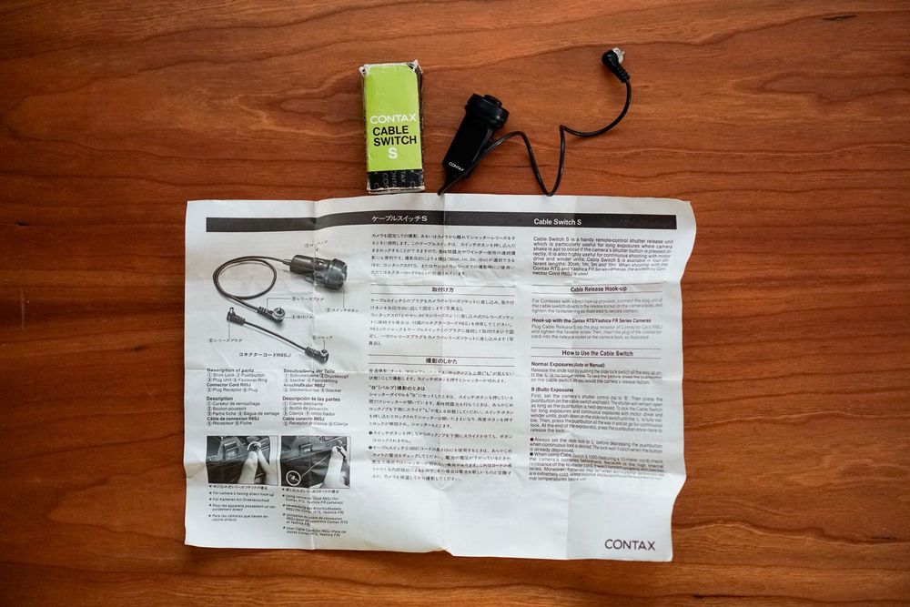 Contax cable switch (cabo disparador)