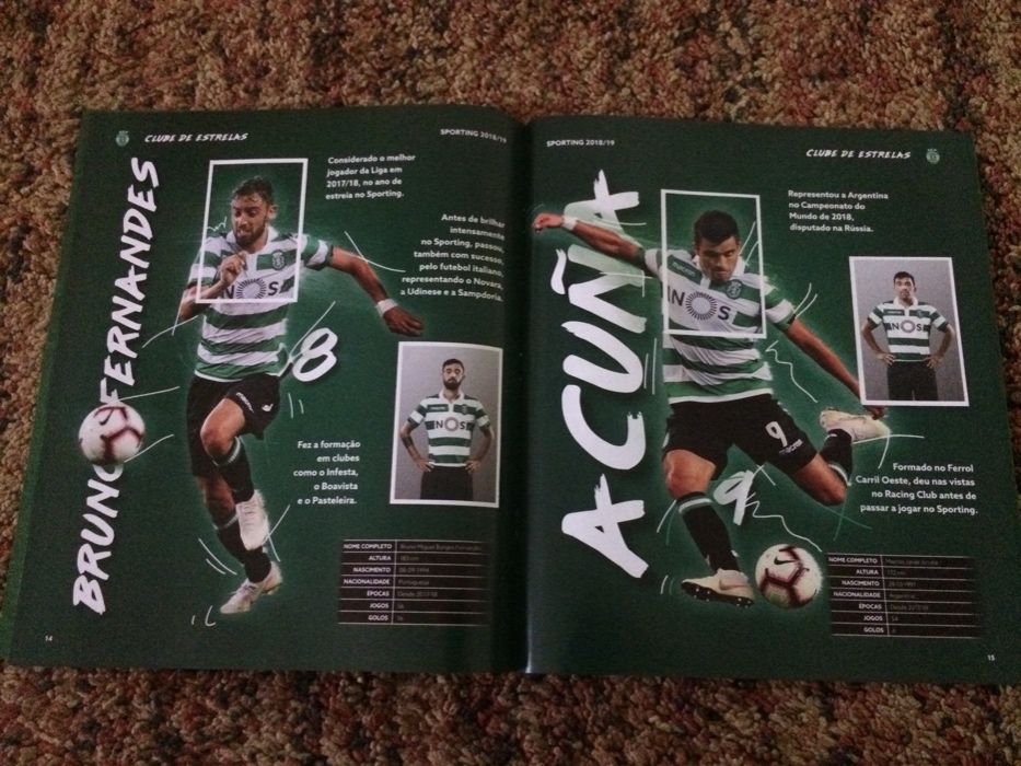 Caderneta Benfica e Sporting