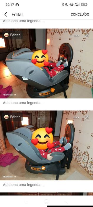 Cadeira auto Chicco COM ISOFIX