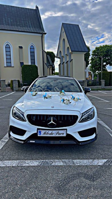 Auto do ślubu Mercedes Benz C