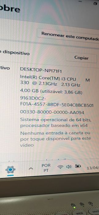 Sony vaio i3 bom estado
