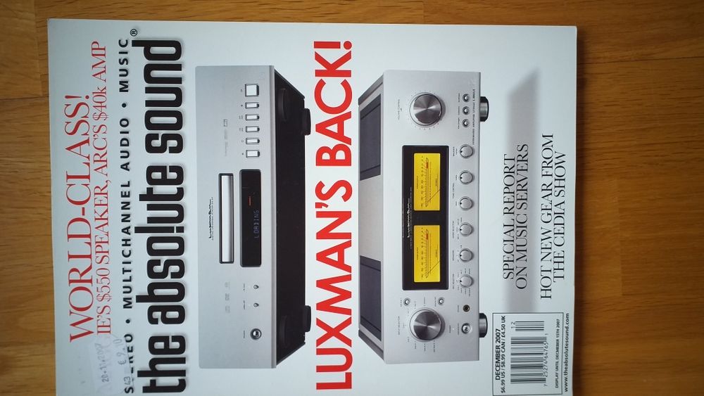 15 edições da revista de audio Absolute Sound