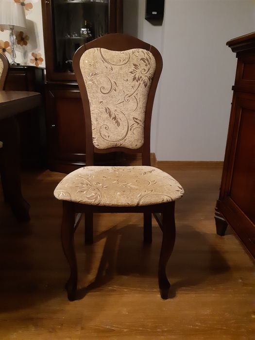 Stół i 8 krzeseł dębowe
