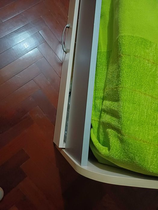 Cama solteiro com gavetão