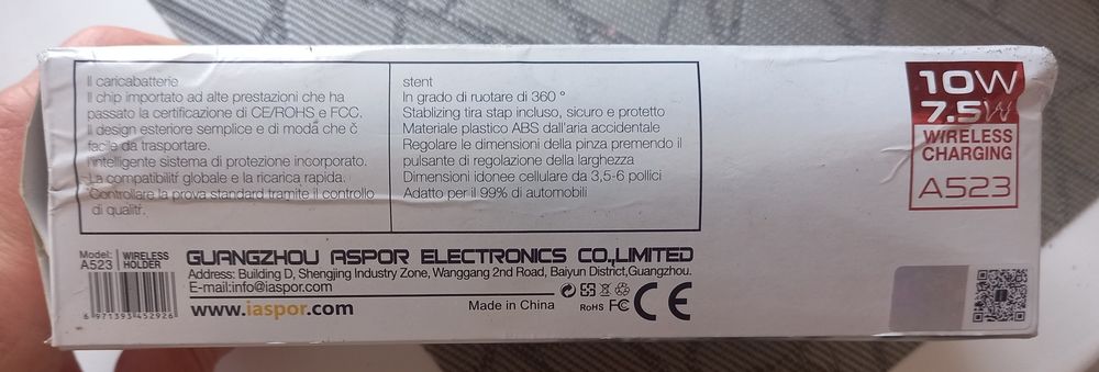 Автомобильный держатель для телефона Aspor