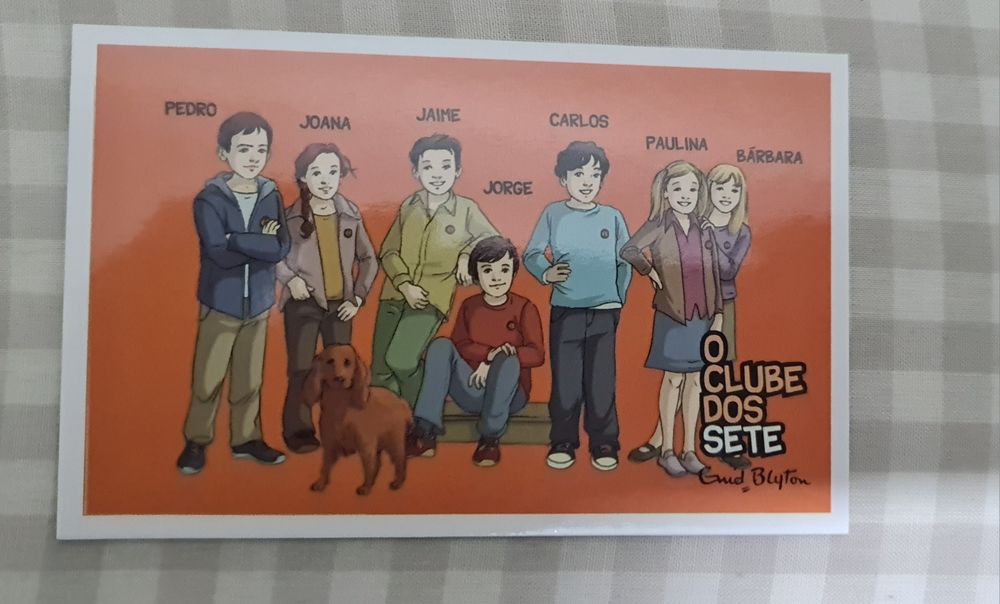 Coleção infantil "Os Sete". Novo