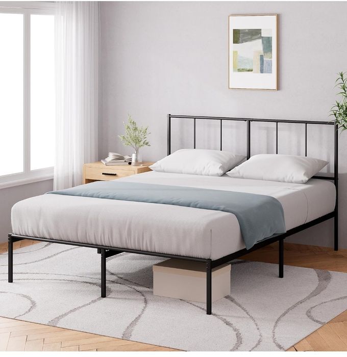 Zinus Justin Estrutura para colchão 135 x 190  x 30 cm + colchão