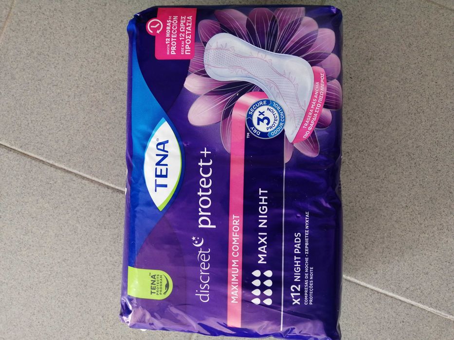 Pensos Incontinência Discreet Maxi Night Tena (embalagem 12 un)