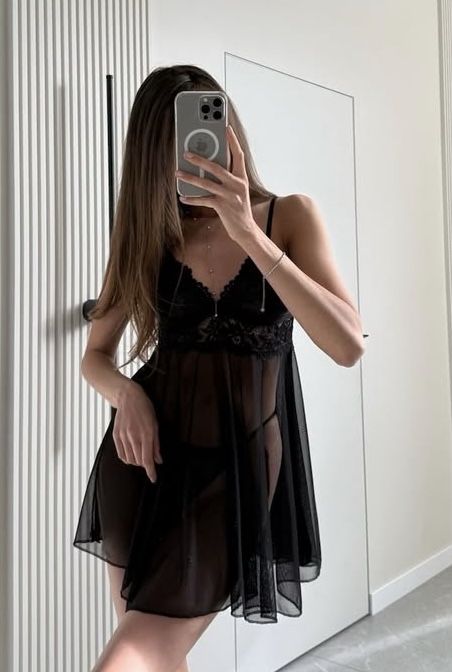 Пенюар+трусики з відкритим доступом