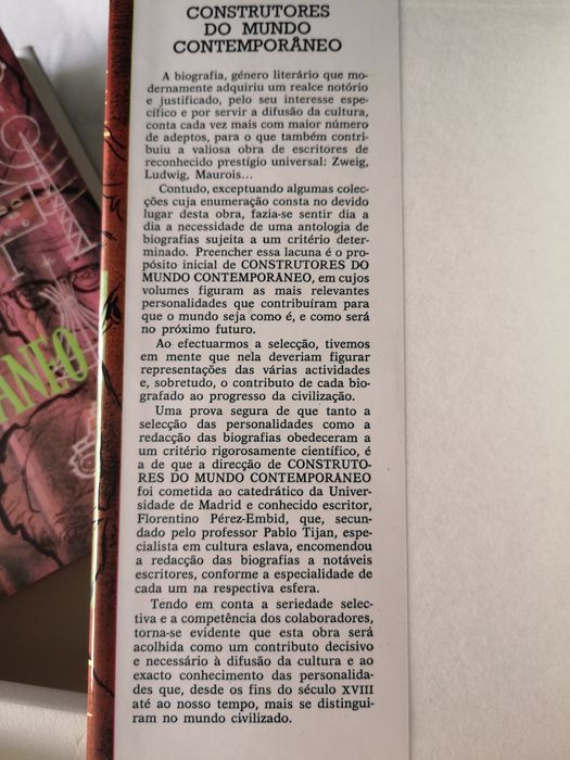 Construtores do mundo contemporâneo - NOVOS