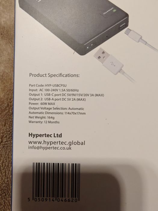 HyperTec PowerPro 60W Universalny Zasilacz