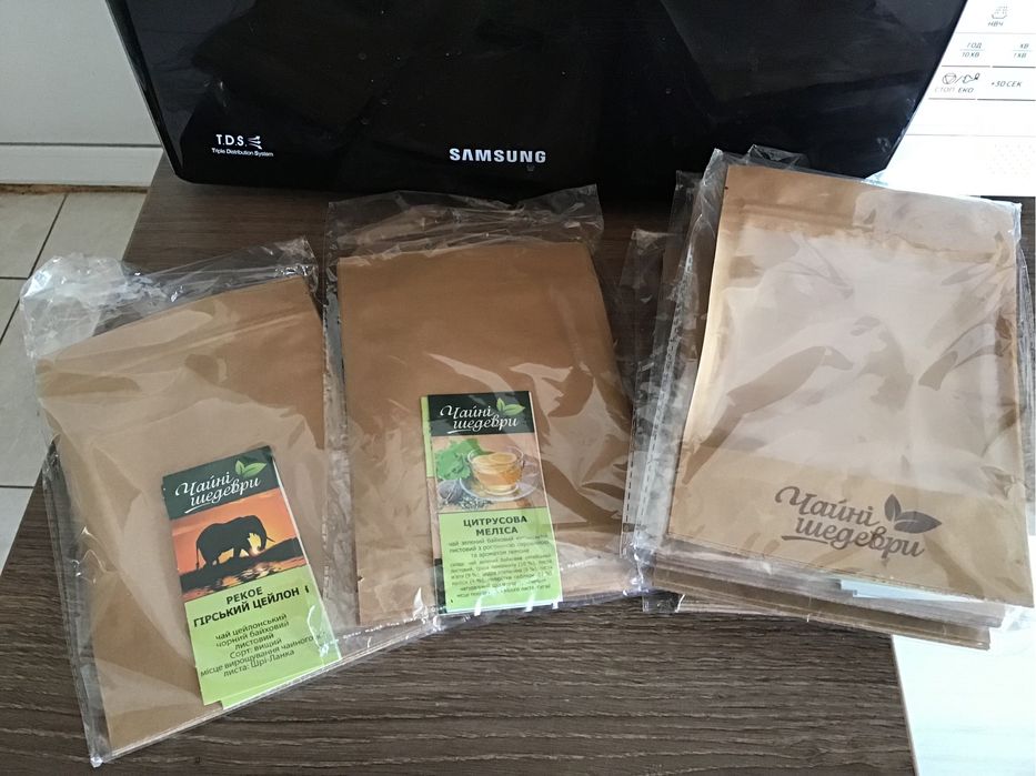 Растворимый кофе, упаковка для фасовки чая