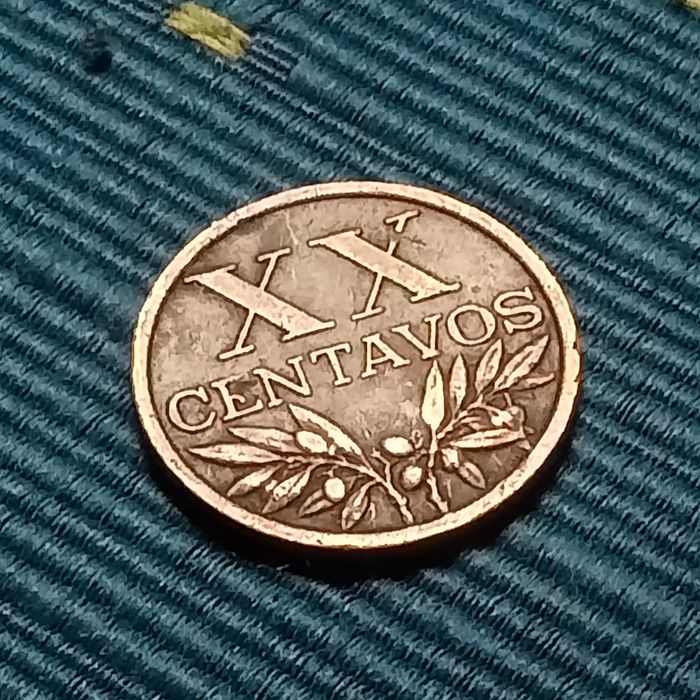 Moeda XX centavos 1961