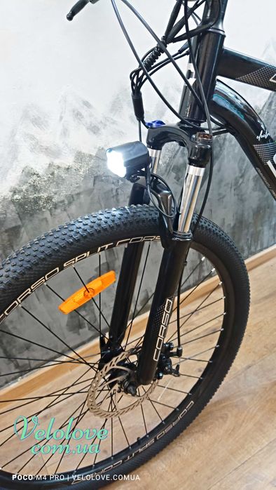 Электровелосипед Корсо 29" рама 19", скор 35 км/час, запас хода 40 км