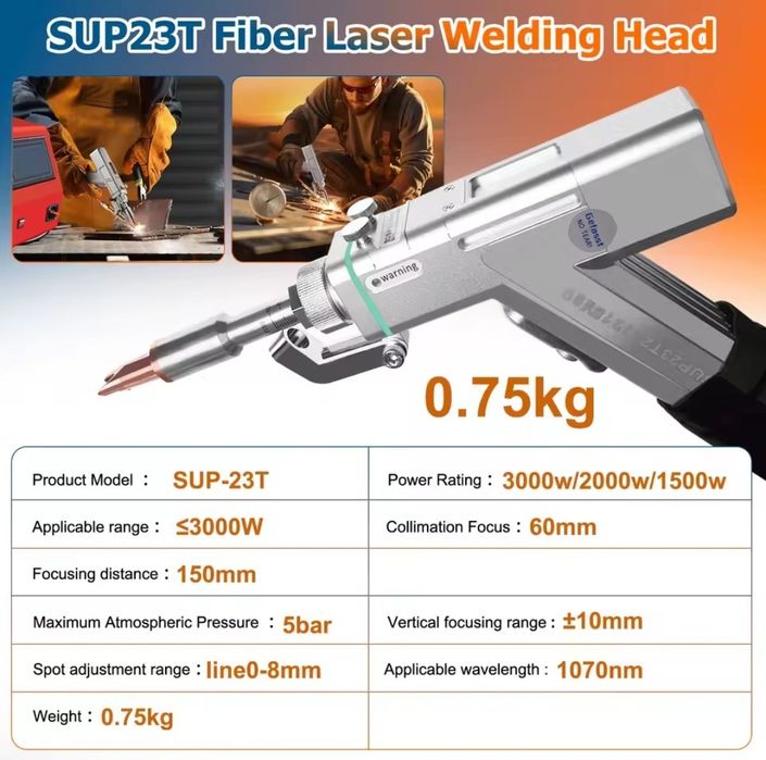 Spawarka laserowa 4w1 spawa czyści tnie FV 23%