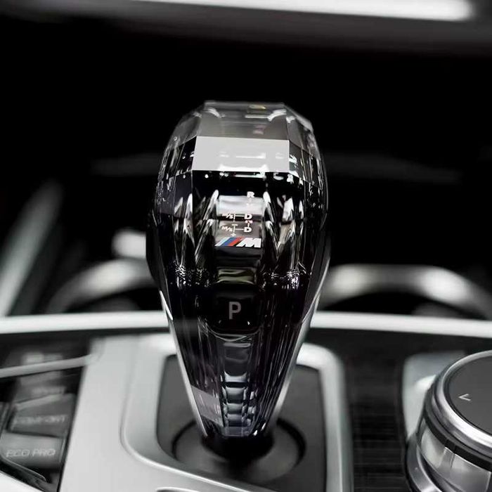 Manopla de Câmbio BMW M3 em Cristal e Couro – Série E / F / G