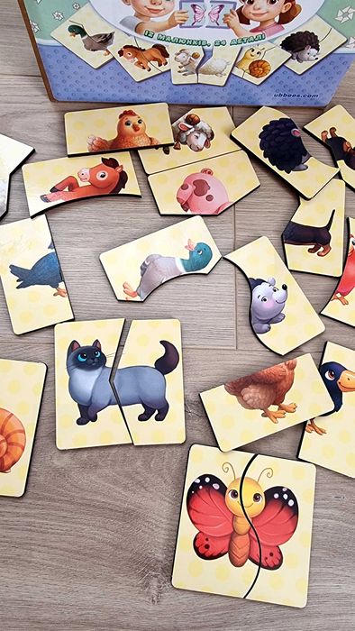 Пазли "Збери половинки ТВАРИНИ"