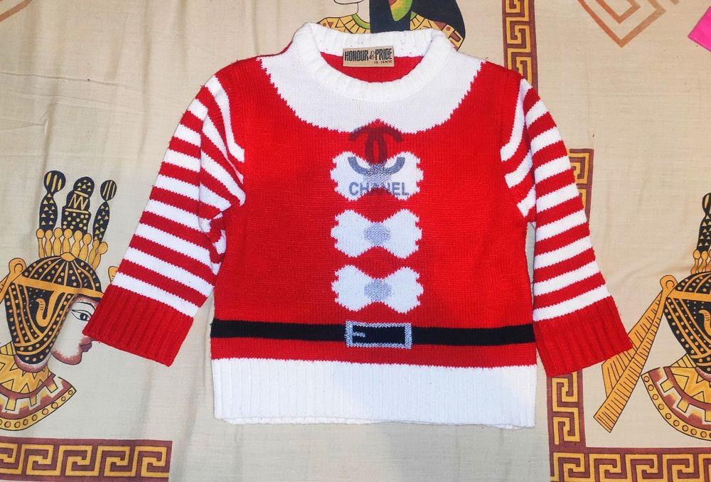 Комплект новогодний костюм кофта свитер. Лосины легенды 18-24м.