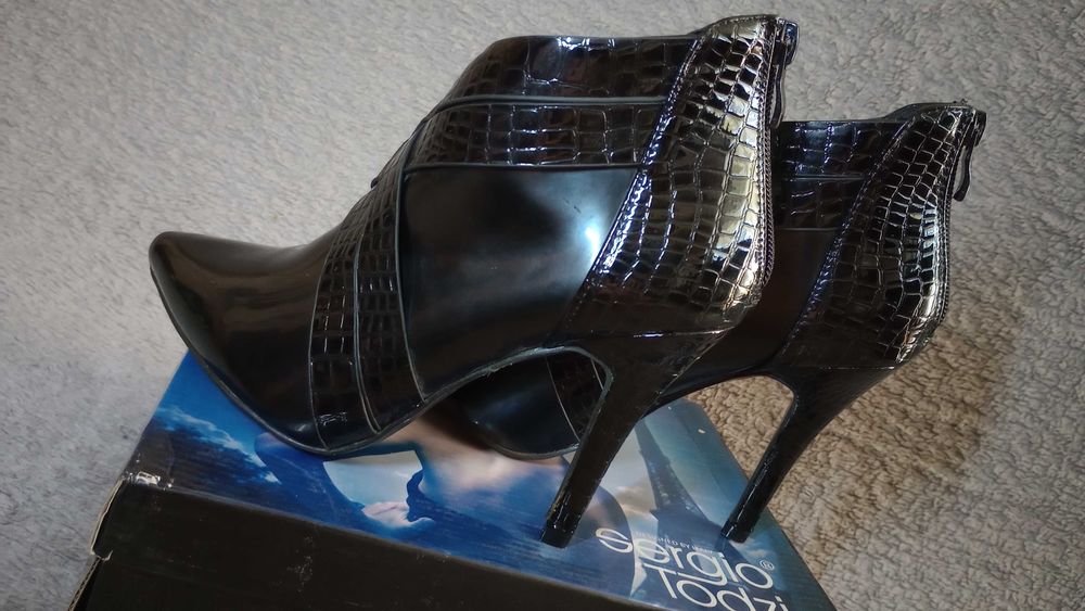 Szpilki buty obcasy okazja 38 high heels botki bootki