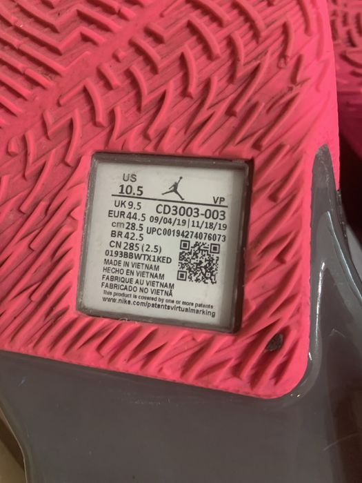 Buty Nike Air Jordan Why Not Zer0.3 Heartbeat R. Westbrook r. 44,5