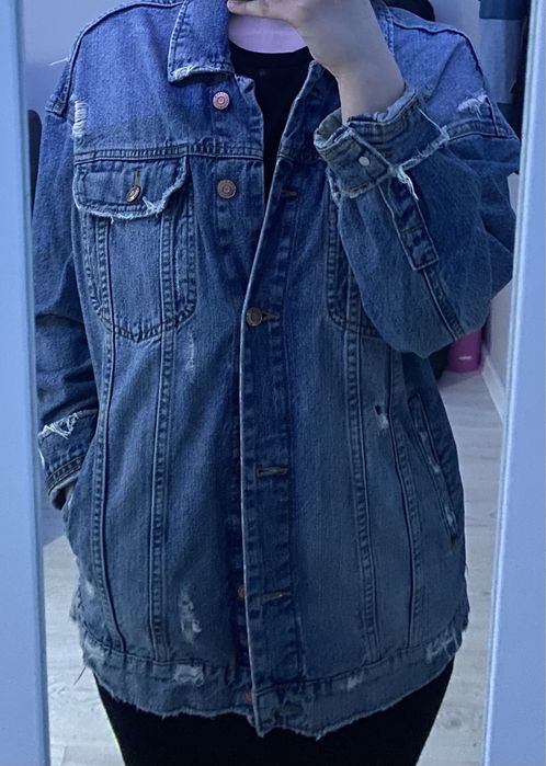 Kurtka jeansowa oversize ZARA