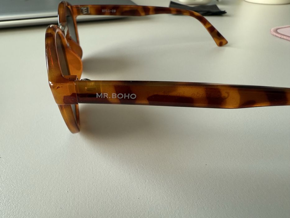 Óculos Mr. Boho Leo Tortoise Fitzroi with silver lenses