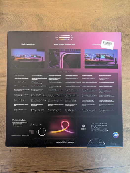 Philips Hue Taśma LED Play gradient PC 3x24''-27'' Lightstrip